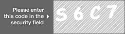 captcha code for visual authentication  letter S number 6 letter C number 7