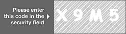captcha code for visual authentication  letter X number 9 letter M number 5