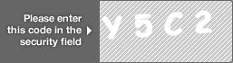 captcha code for visual authentication  letter Y number 5 letter C number 2